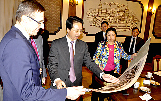 Delegacja chińskiej prowincji Szangdong w Olsztynie